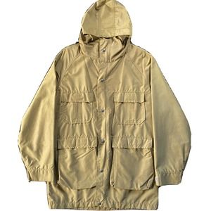 Vintage Woolrich Parka Jacket 1527 Sand Tan Full Zip EUC Men's Size Small Rain
